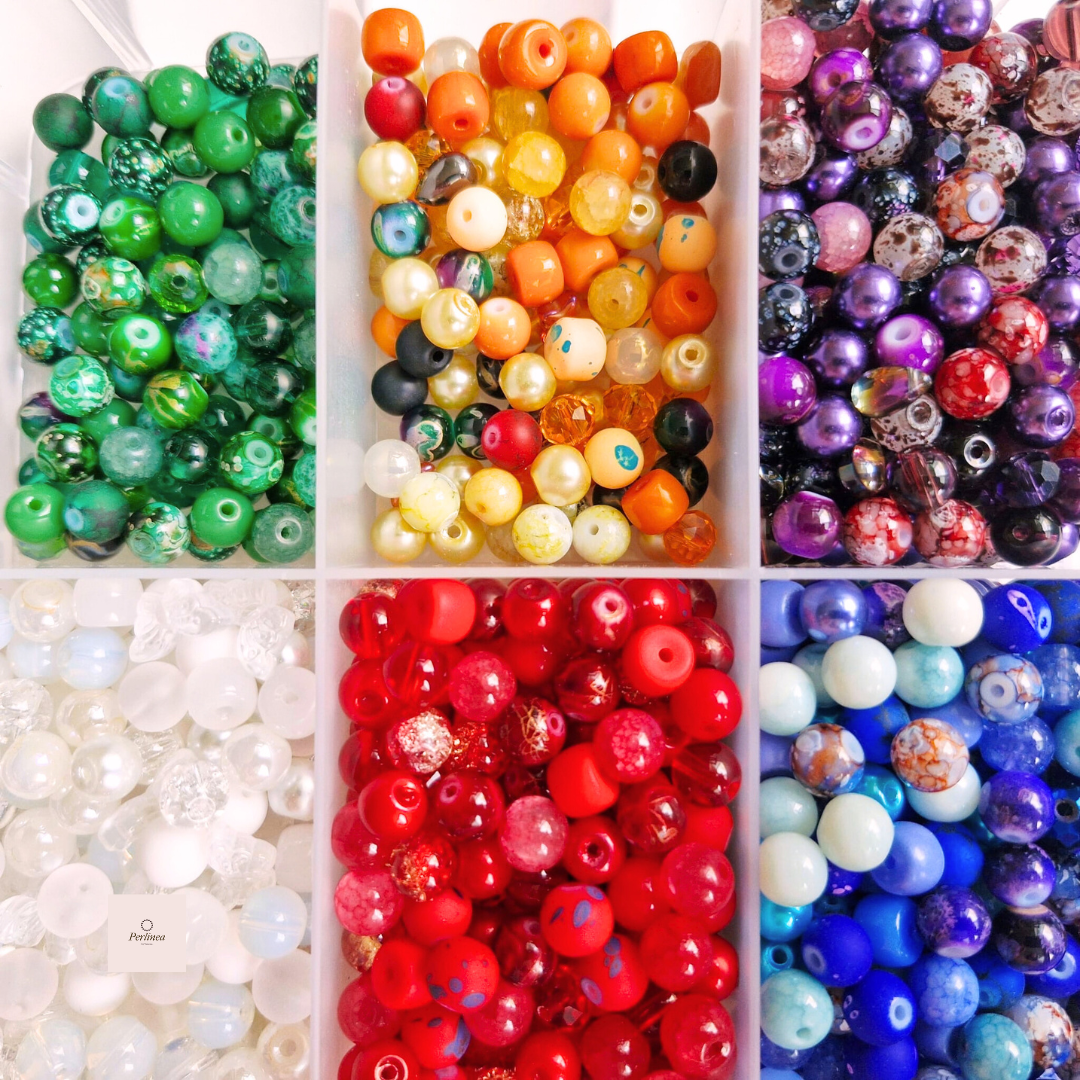 Crystal - Mix de perles en verre - 30g