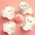 Chien en peluche - pendentifs DIY